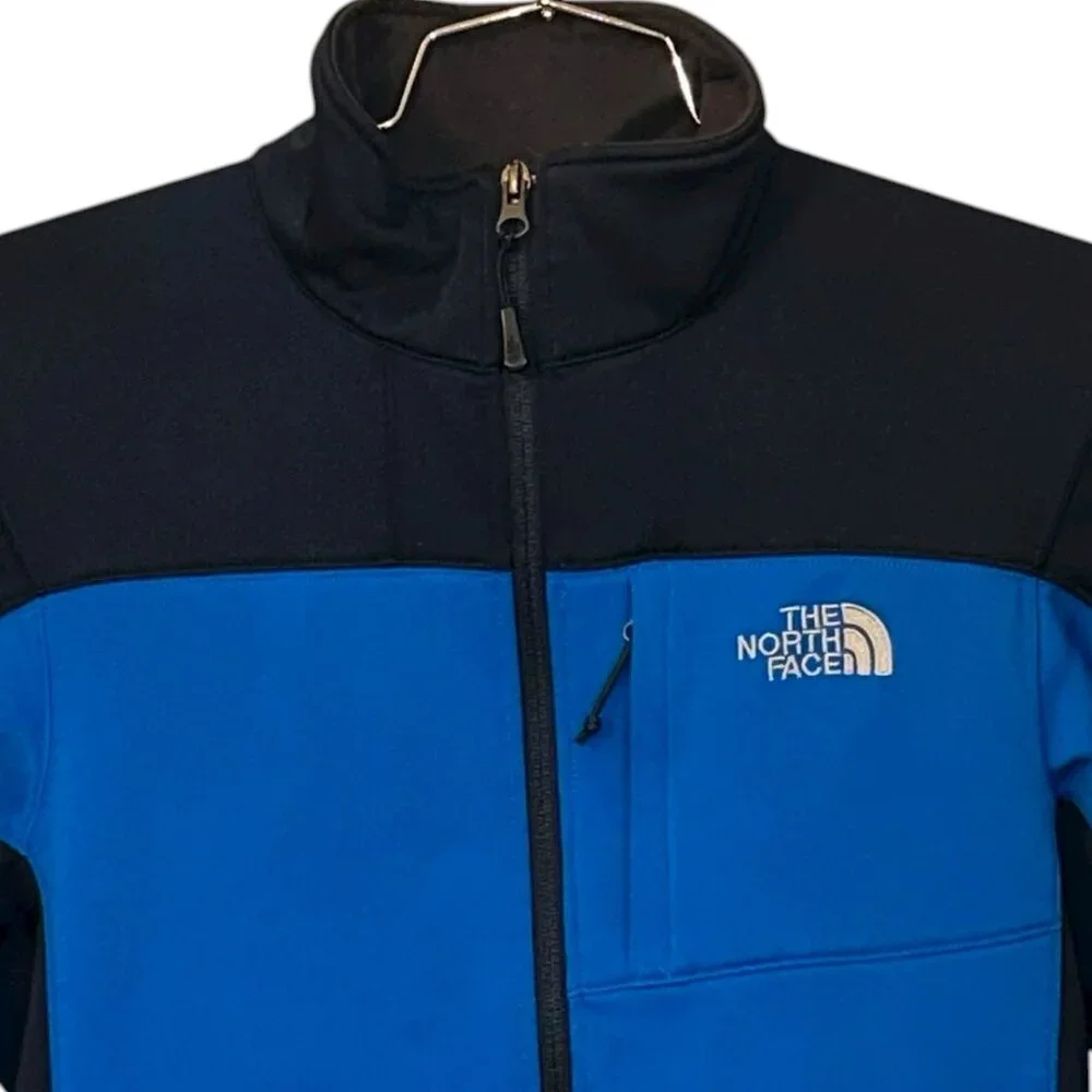 The North Face Full Zip‎ Soft Shell Fleece Mock Neck Jacket Small Lightweight